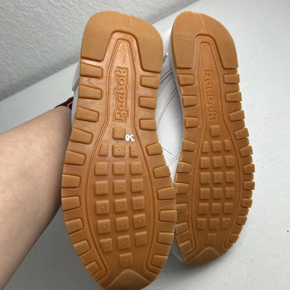 Reebok Classic Womens Size 7.5 White‎ Athletic Leather Shoes Sneakers - Picture 10 of 10